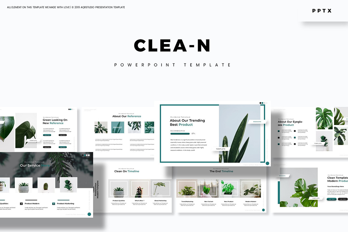 Clea-n - Powerpoint Template in PowerPoint Templates - product preview 8