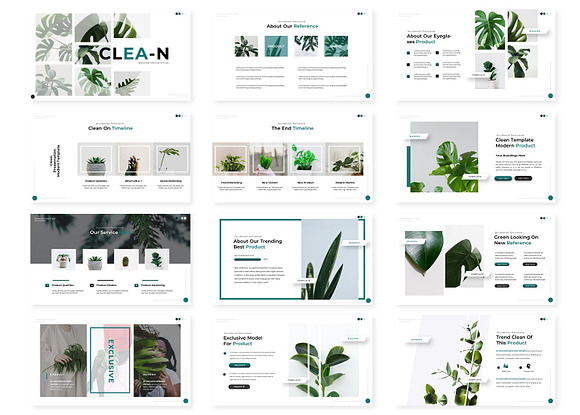 Clea-n - Powerpoint Template in PowerPoint Templates - product preview 1