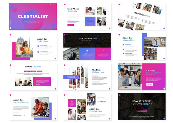 Clestalist - Google Slides Template in Google Slides Templates - product preview 1
