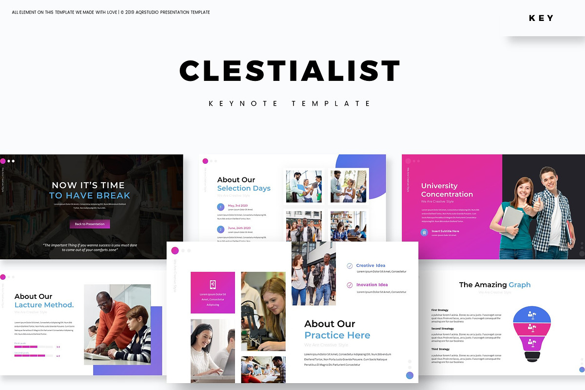 Clestalist - Keynote Template in Keynote Templates - product preview 8