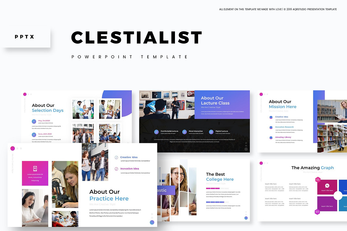 Clestalist - Powerpoint Template in PowerPoint Templates - product preview 8