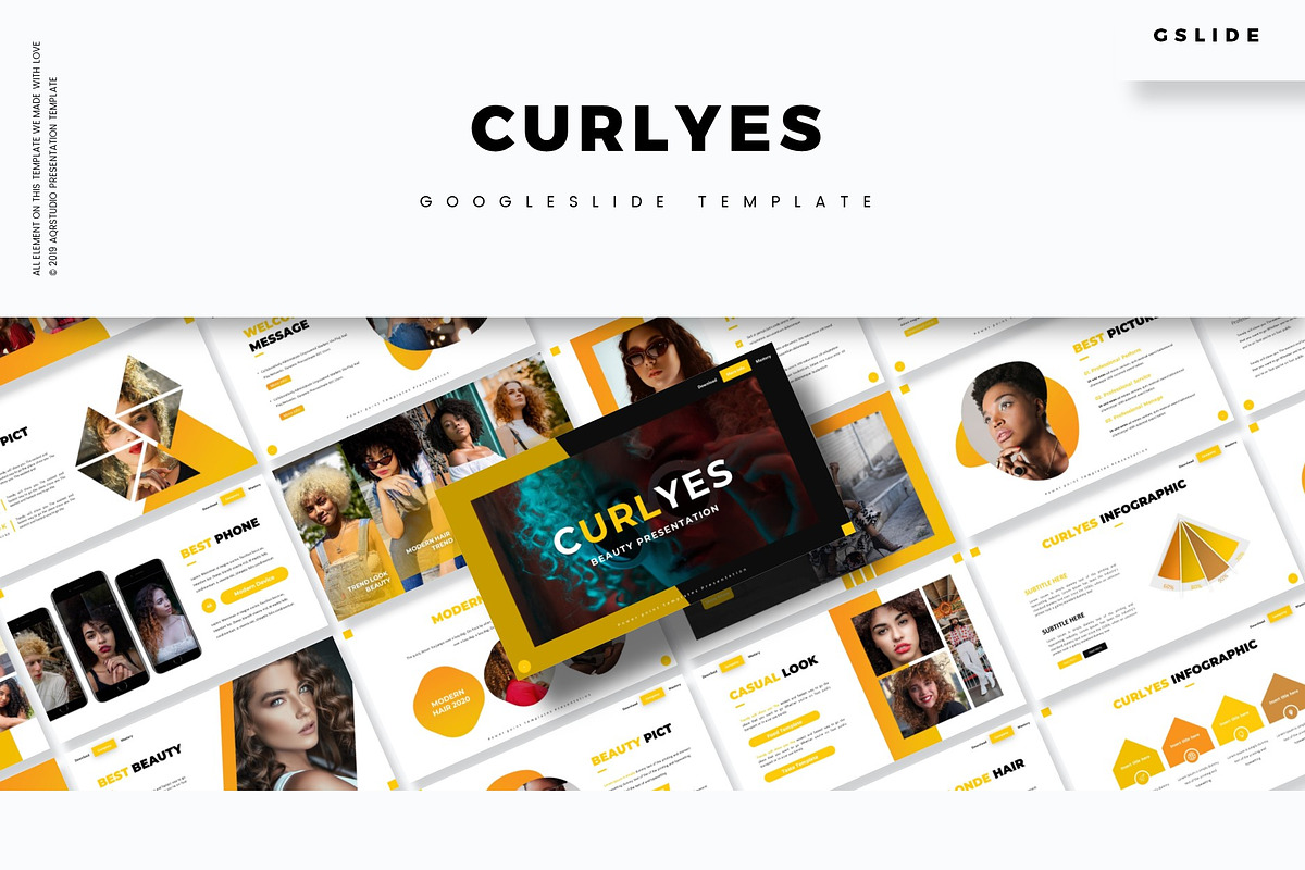 Curlyes - Google Slides Template in Google Slides Templates - product preview 8