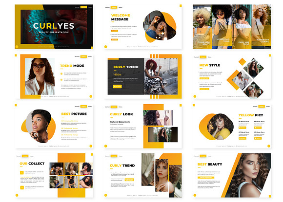 Curlyes - Google Slides Template in Google Slides Templates - product preview 1