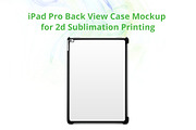 iPad Pro 2d Case Back Mock-up