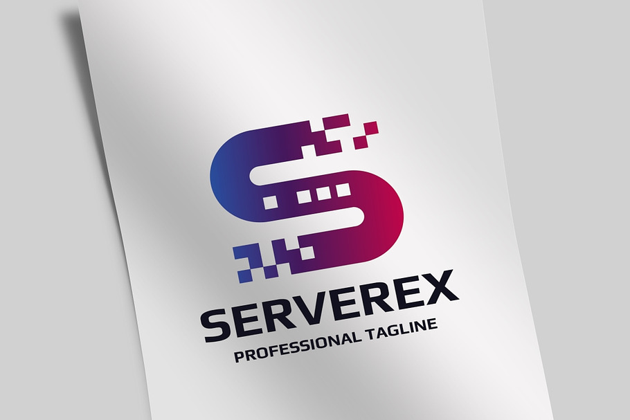Serverex Letter S Logo in Logo Templates - product preview 8