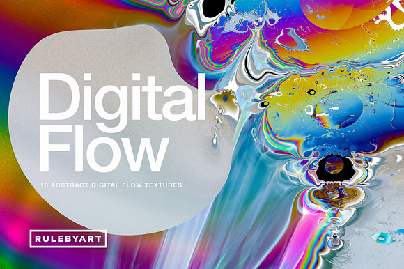 Digital Flow: 18 Abstract Textures in Textures - product preview 13