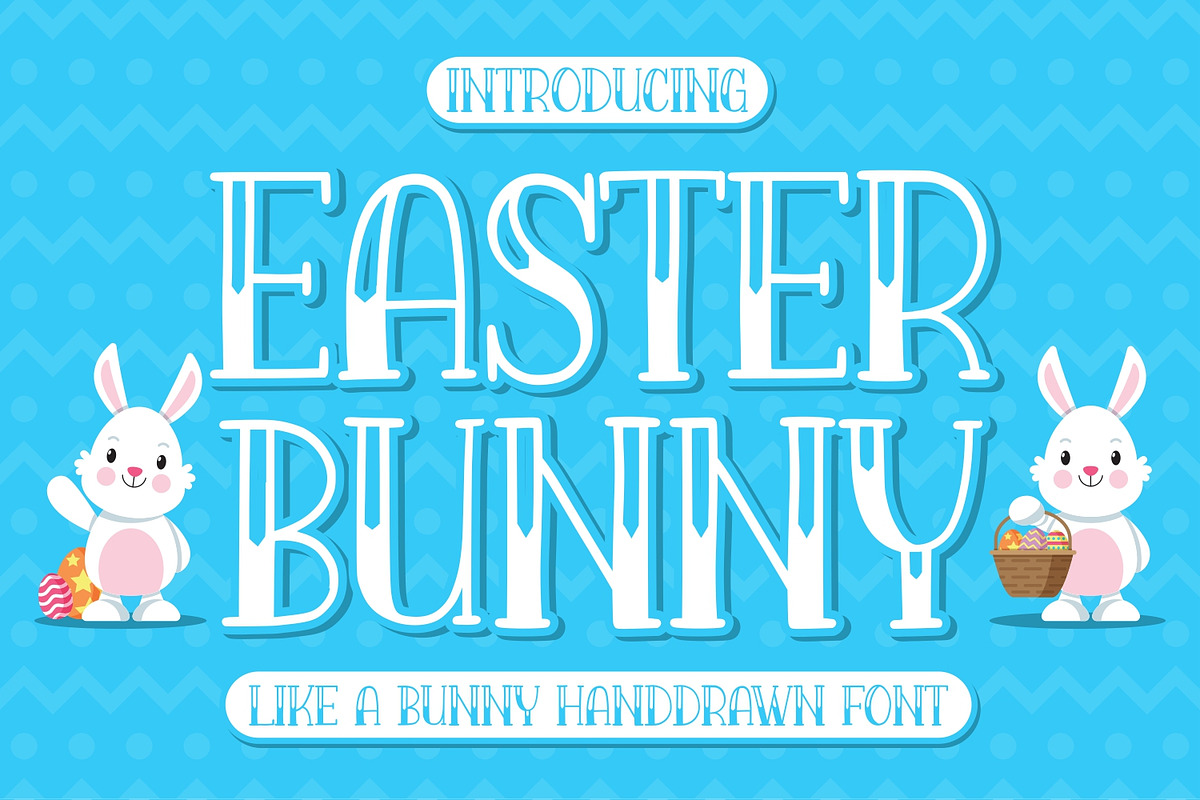 Easter Bunny in Display Fonts - product preview 8