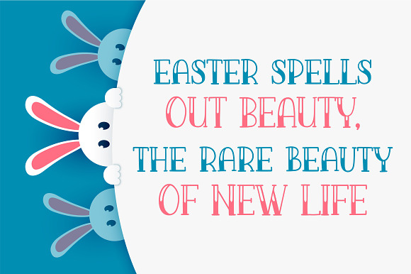 Easter Bunny in Display Fonts - product preview 2