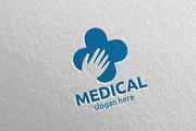 Hand Cross Medical Hospital Logo 75