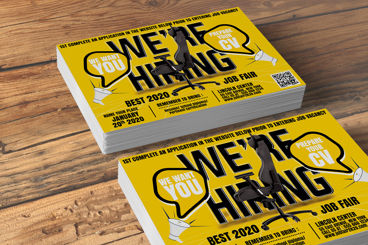 We Are Hiring Flyer in Flyer Templates - product preview 8