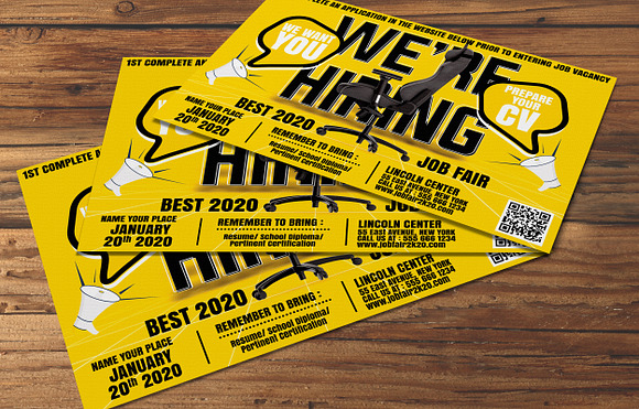 We Are Hiring Flyer in Flyer Templates - product preview 2