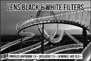 Lens Black & White Filters profiles