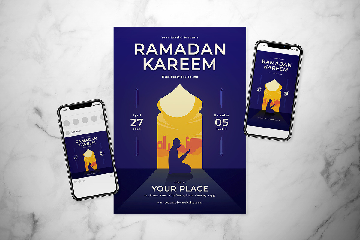 Ramadan Flyer Set in Flyer Templates - product preview 8