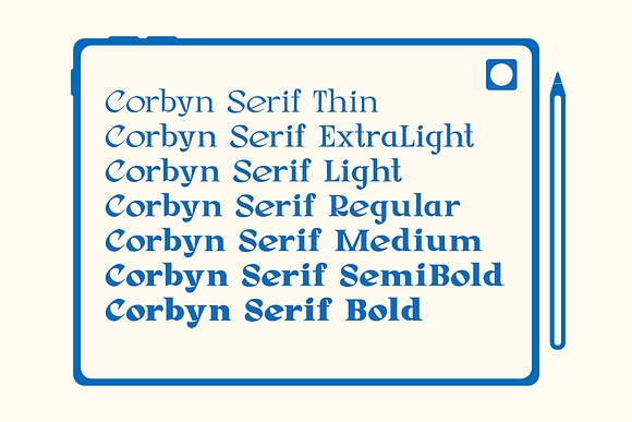 Corbyn Serif Font in Serif Fonts - product preview 1