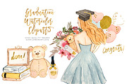 Fashion graduation clip art