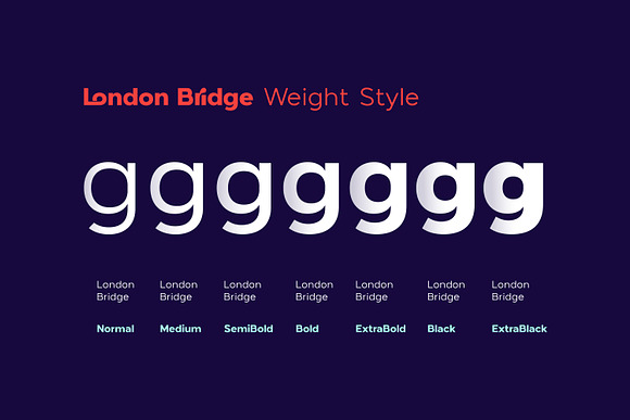 London Bridge - Modern Sans Family in Sans-Serif Fonts - product preview 8