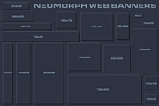 Standard Size Neumorphic UI Web
