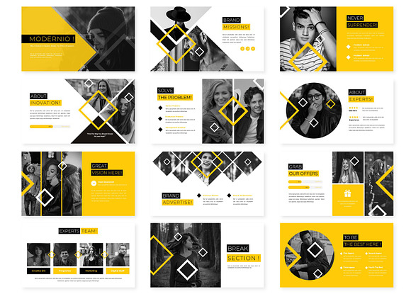 Moderino - Keynote Template in Keynote Templates - product preview 1