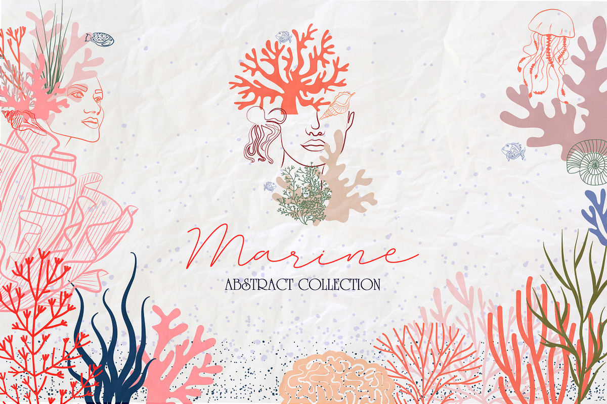 Marine Abstract Collection in Illustrations - product preview 8