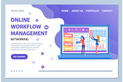 Online Workflow Management Online