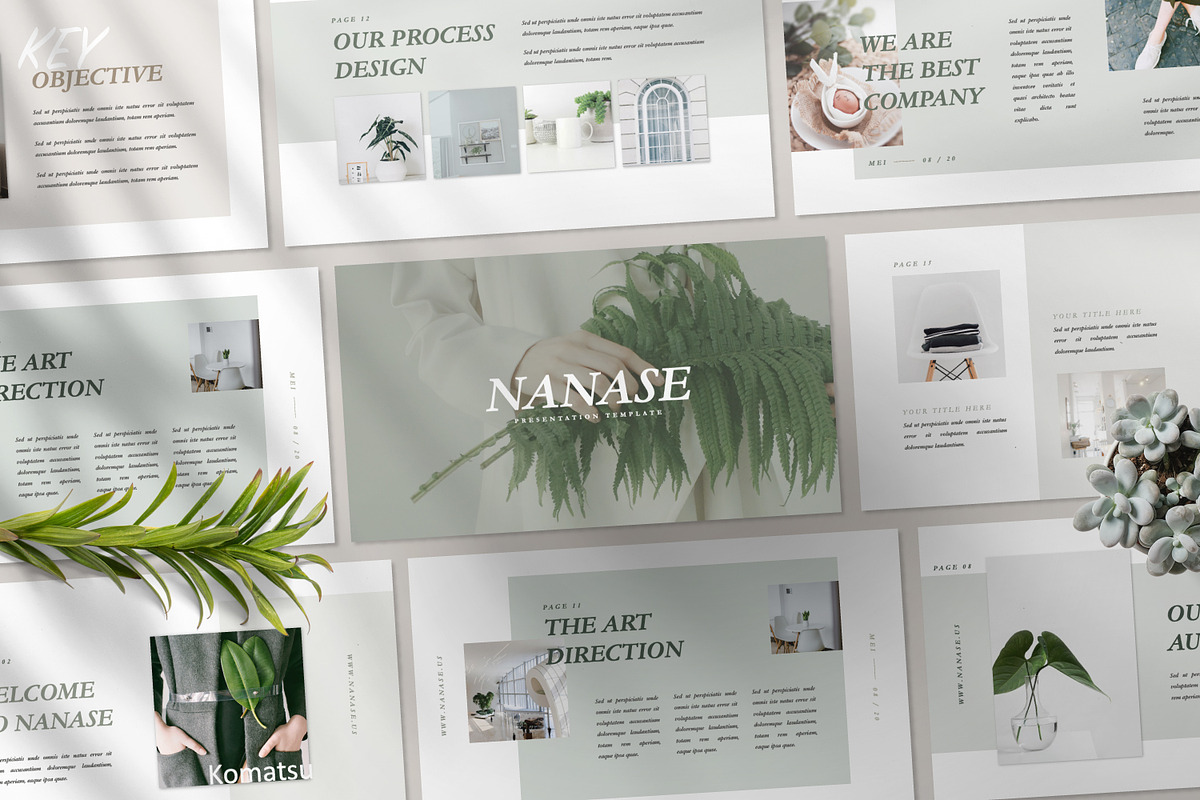 NANASE - Brand Google Slide in Google Slides Templates - product preview 8