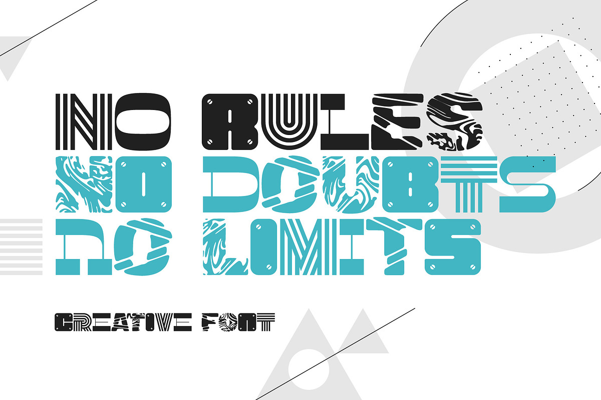 No Rules font in Display Fonts - product preview 8