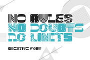 No Rules font