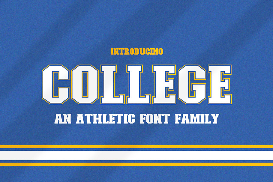College Font Family in Display Fonts - product preview 8