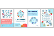Lifestyle brochure template layout