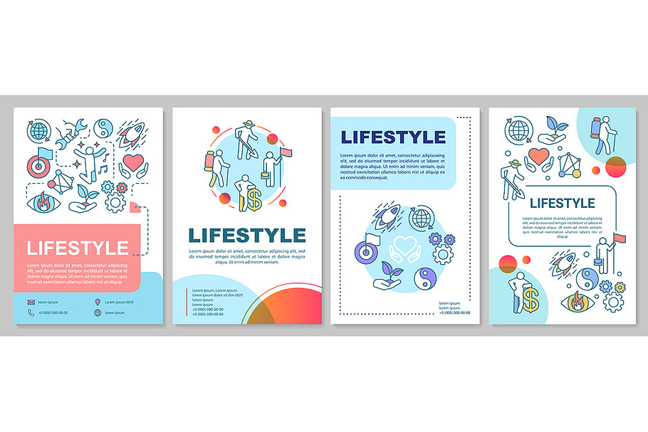Lifestyle brochure template layout in Brochure Templates - product preview 8