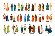 People in national costumes