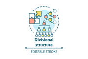 Divisional corporate structure icon