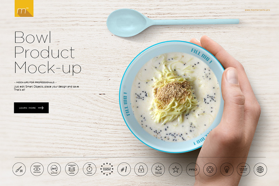 Bowl Mock-up in Product Mockups - product preview 8