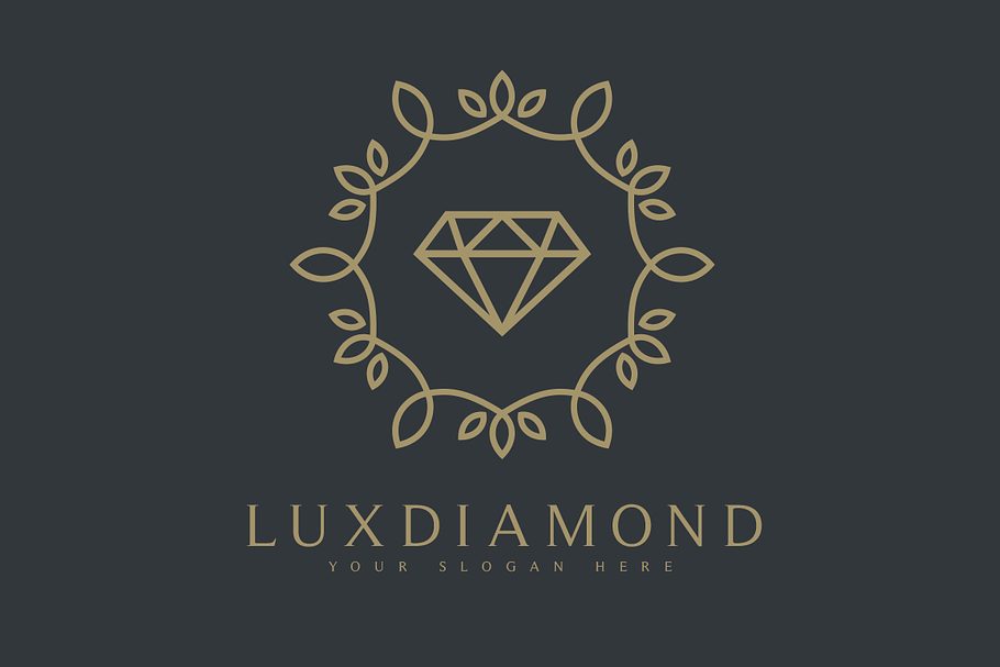 LuxDiamond Logo + Business Card Free