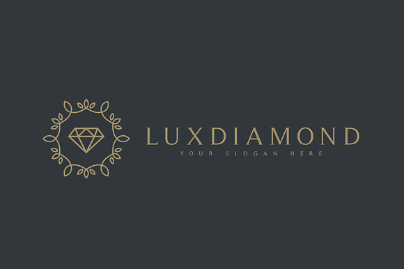 LuxDiamond Logo + Business Card Free in Logo Templates - product preview 1
