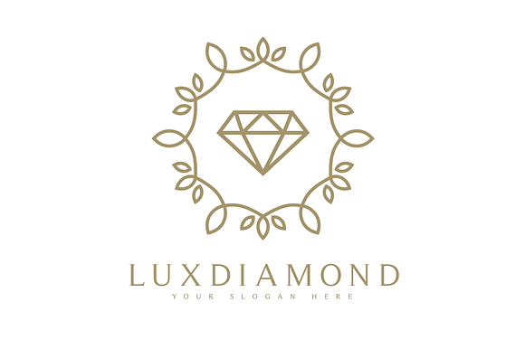 LuxDiamond Logo + Business Card Free in Logo Templates - product preview 2