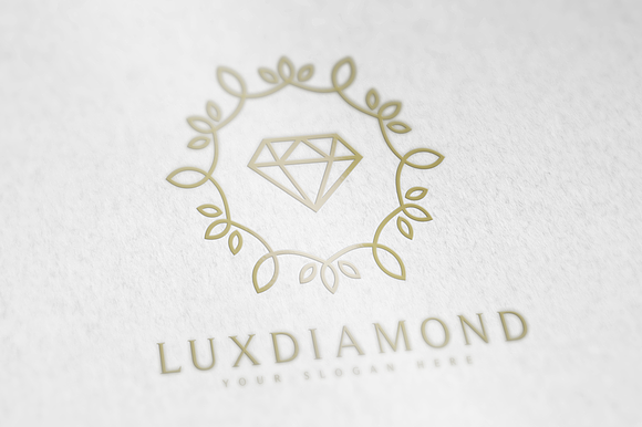 LuxDiamond Logo + Business Card Free in Logo Templates - product preview 4