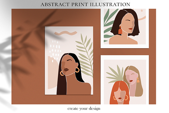 Abstract Woman Illustrations Prints in Illustrations - product preview 7