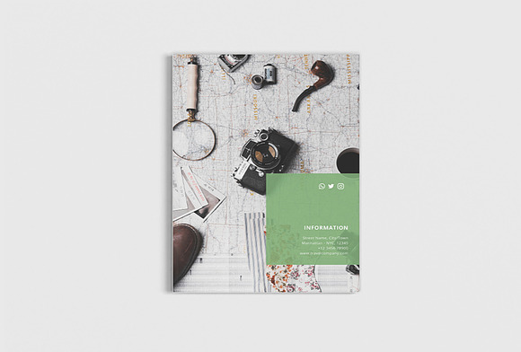 Travel Catalogue Brochure in Magazine Templates - product preview 2
