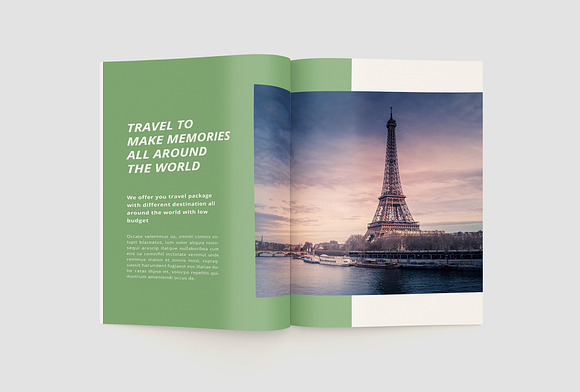 Travel Catalogue Brochure in Magazine Templates - product preview 5