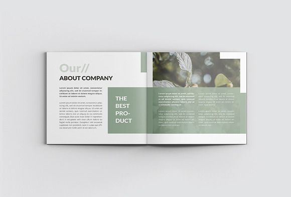 Agriculture Square Company Profile in Magazine Templates - product preview 4