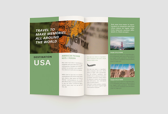 Travel Catalogue Brochure in Magazine Templates - product preview 11