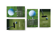 Golf Business Card Template