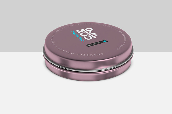 Can for cosmetics or food - Mockup