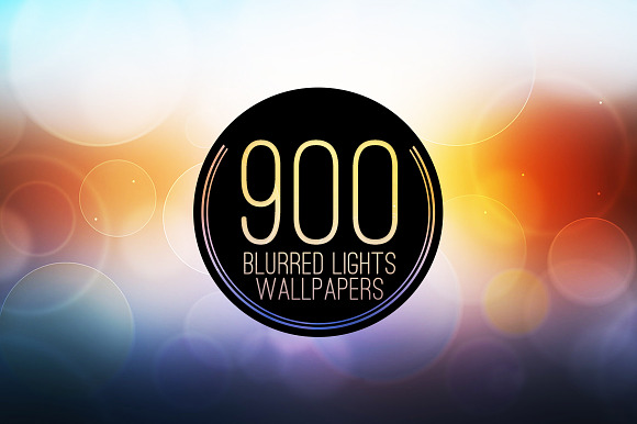 900 Blur Wallpapers (Blurred Lights) in Graphics - product preview 4