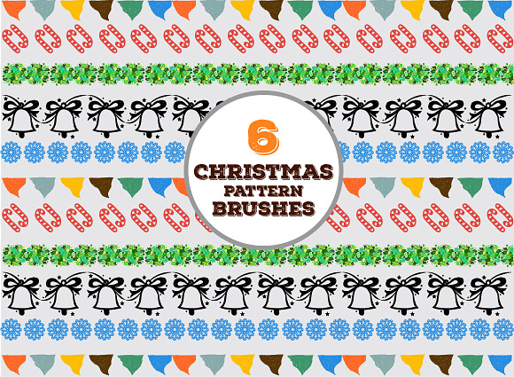 Hand-drawn Christmas Vector Goodies in Patterns - product preview 3