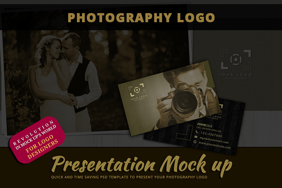 Photography Logo Mock Up Vol.1 in Branding Mockups - product preview 8