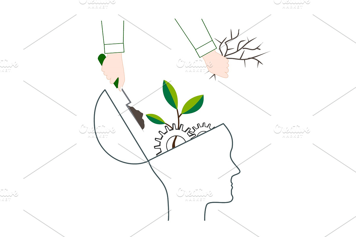 Psychotherapy or NLP symbol, Natural in Illustrations - product preview 8