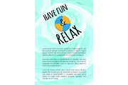 Have Fun and Relax Label Lifebuoy