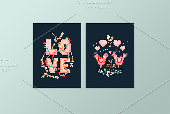 Love Story Gouache Illustration Pack in Illustrations - product preview 12